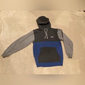 Jacks Surfboards Men’s Colorblock Hoodie - Black, Gray, and Blue